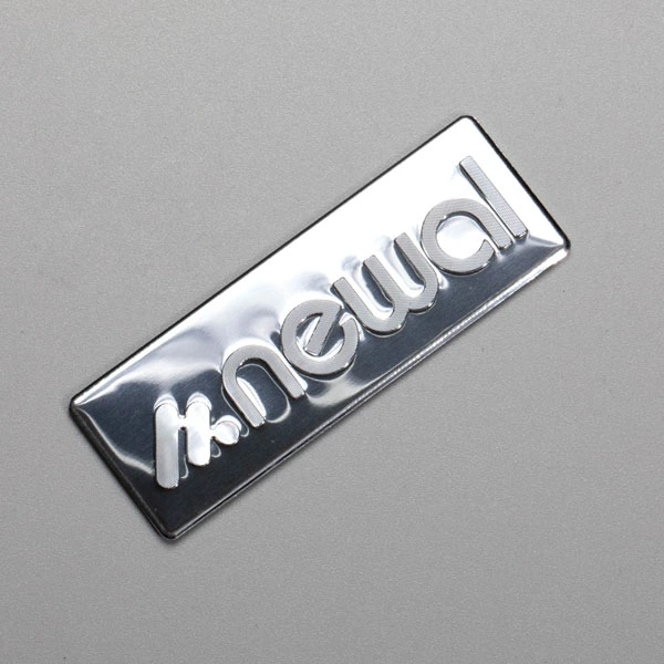 Logo aluminium klistermærke