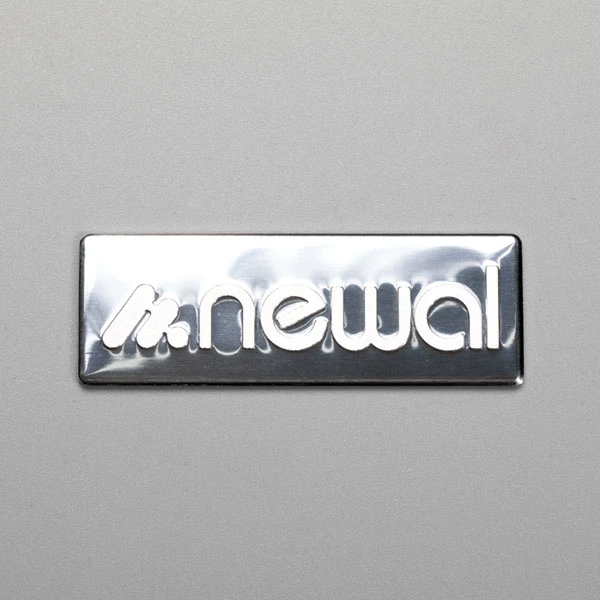 Logo aluminium klistermærke