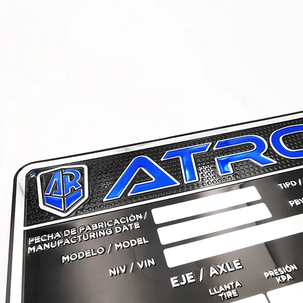 Virksomhedsmærke aluminiumsmærke