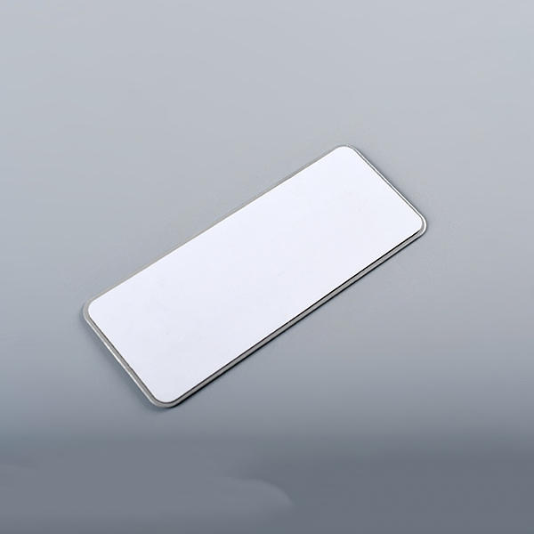 Anodiseret aluminium navneskilt