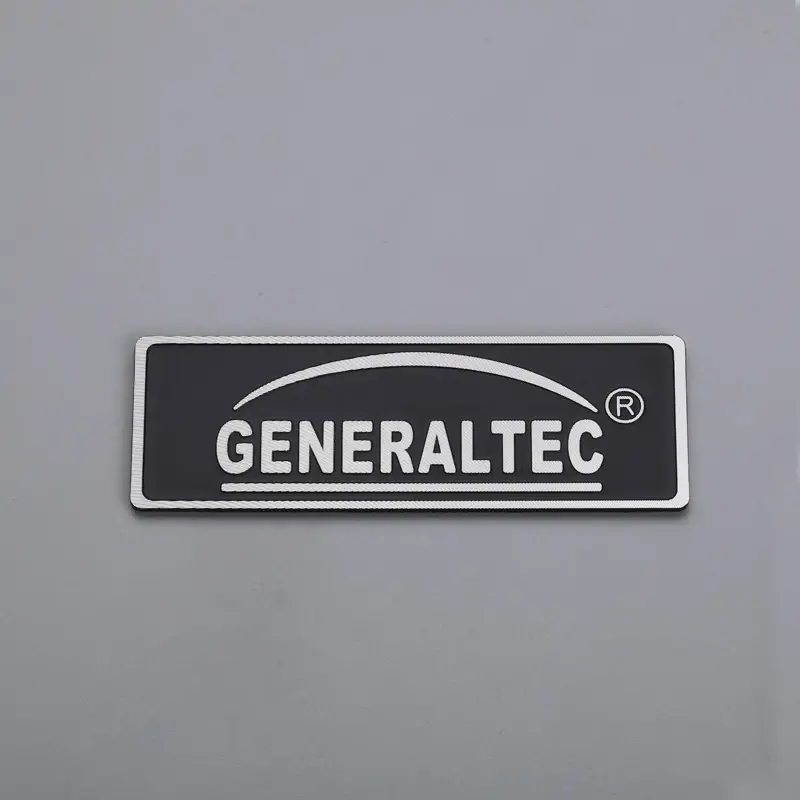 3D aluminium emblem