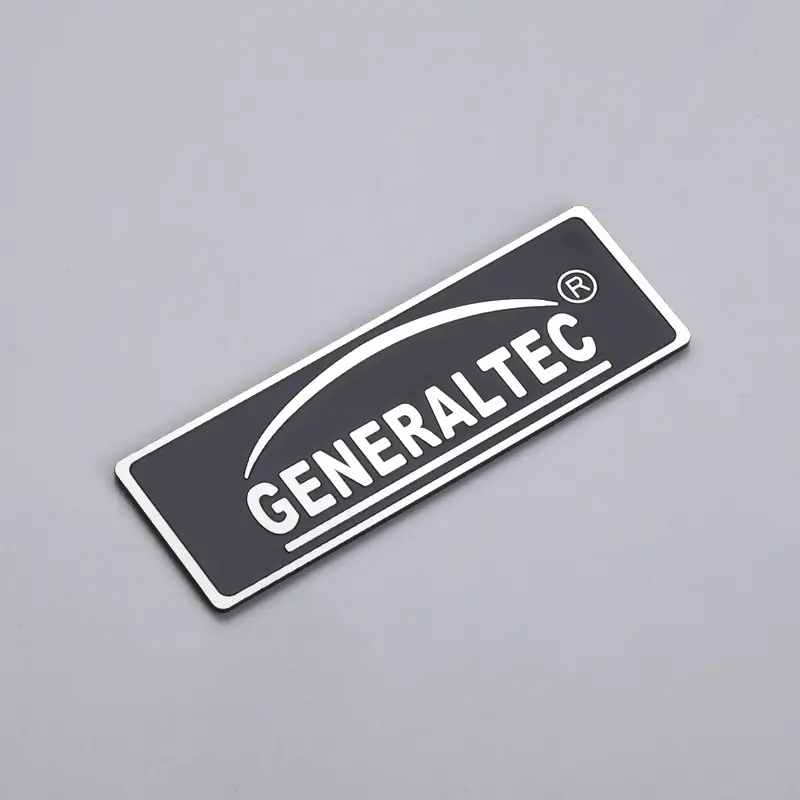 3D aluminium emblem