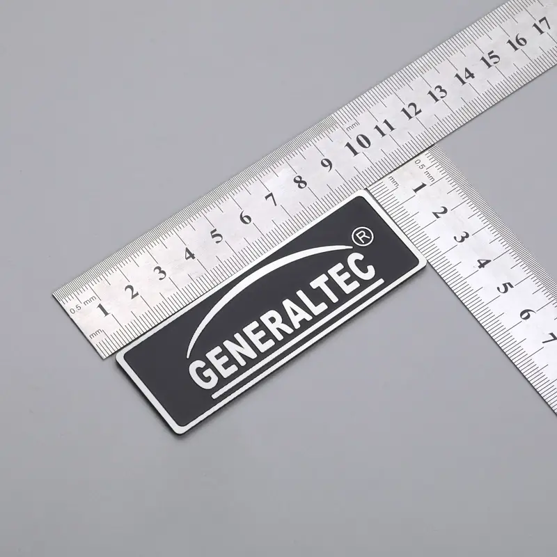 3D aluminium emblem