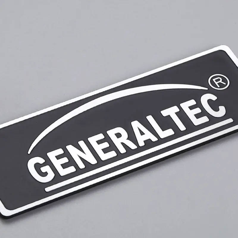 3D aluminium emblem