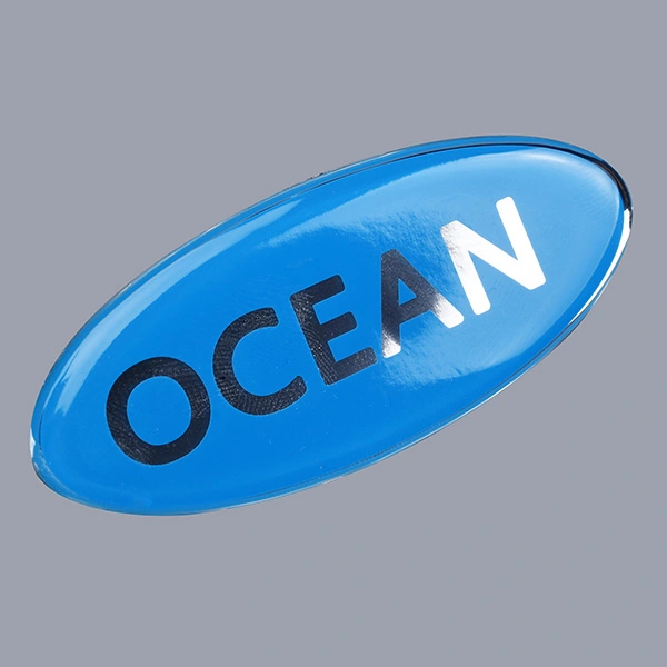 3D Dome Epoxy Resin Sticker
