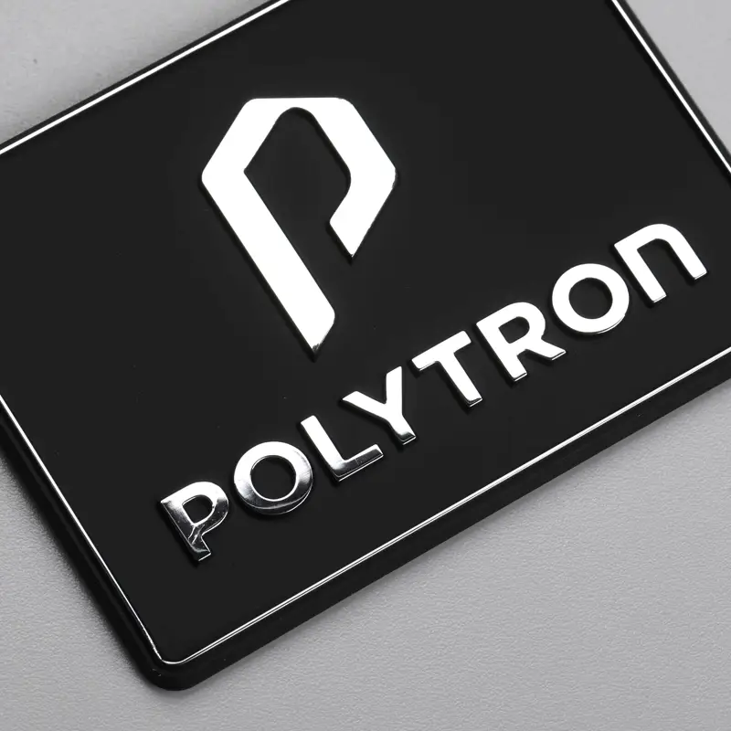 3D Electroform Logo Label
