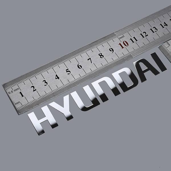 3D galvaniseret badge