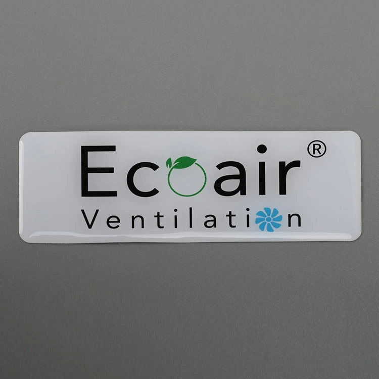 3D -logo -harpiksepoxy -klistermærke