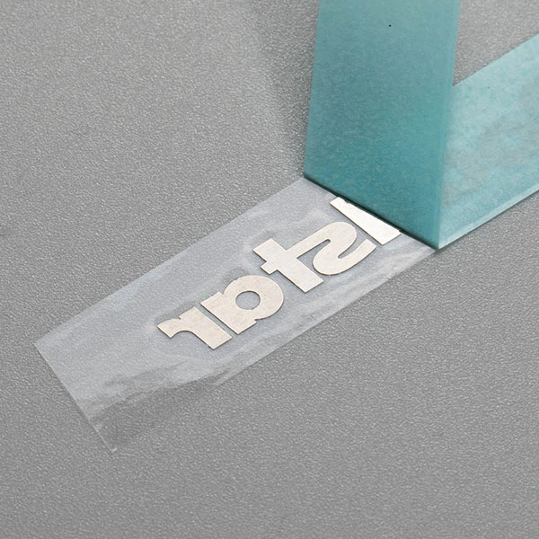 3D-logooverførsel metalliske etiketter