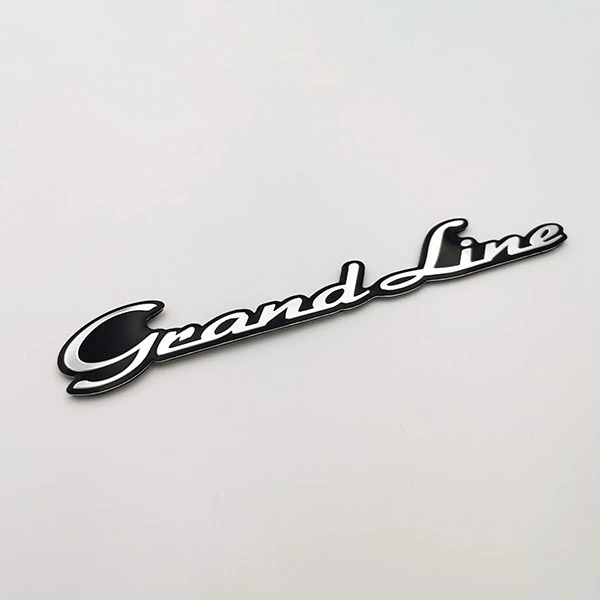 3D metal emblem