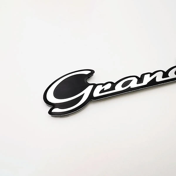 3D metal emblem