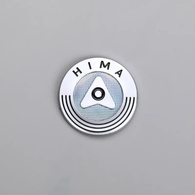 3D Metal Nikkel Sticker