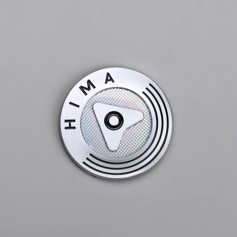 3D Metal Nikkel Sticker