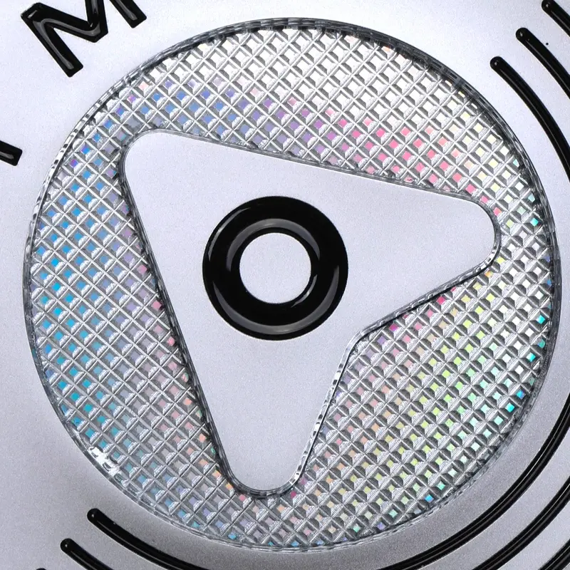3D Metal Nikkel Sticker