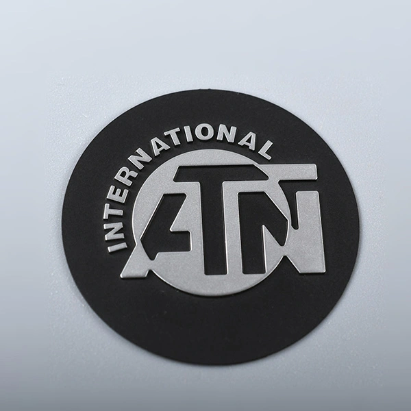 3d nikkeletiket klistermærke