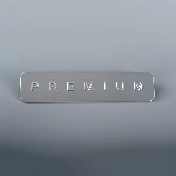 Mærke trykt aluminiumsetiket