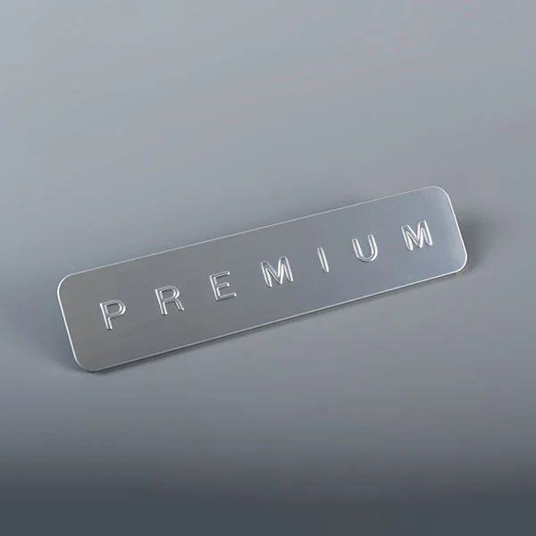 Mærke trykt aluminiumsetiket