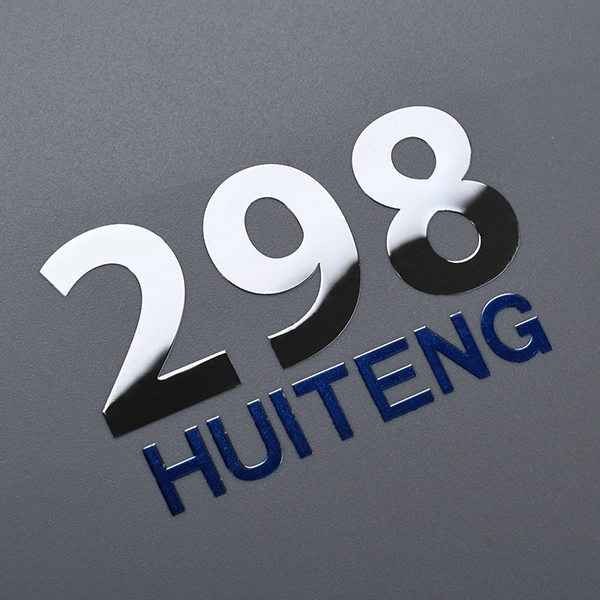 Metal logo etiket