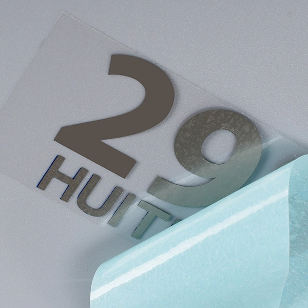 Metal logo etiket