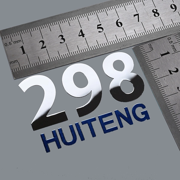 Metal logo etiket