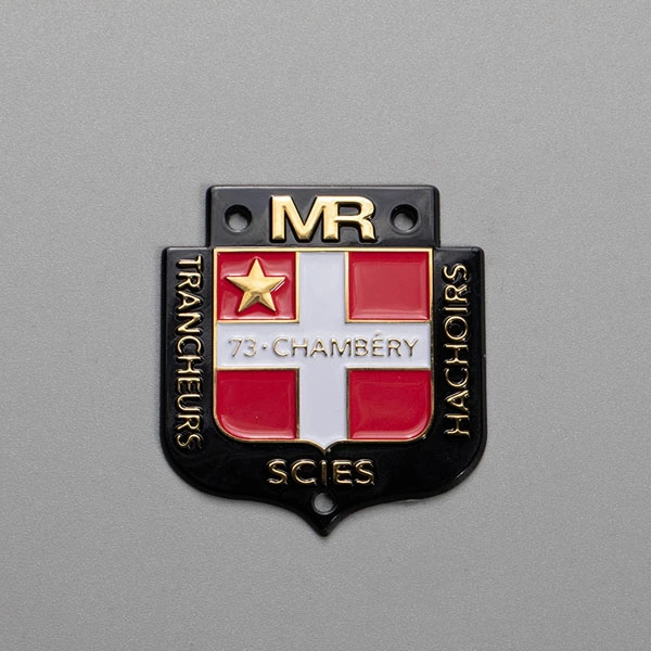 3D Nikkel Metal Logo Klistermærke