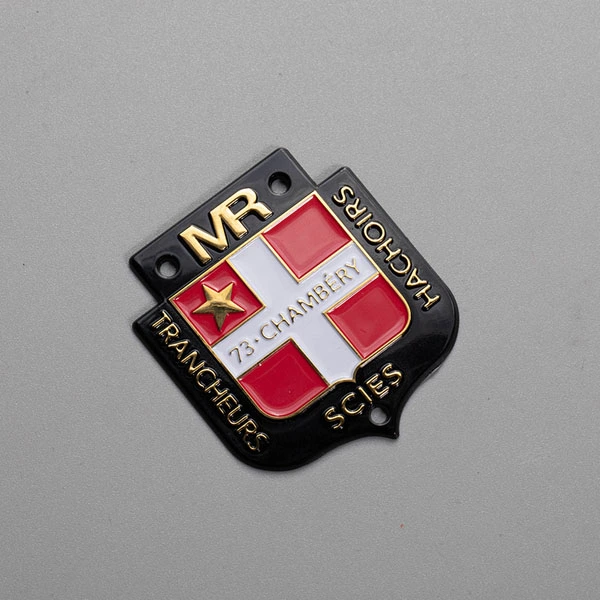 3D Nikkel Metal Logo Klistermærke