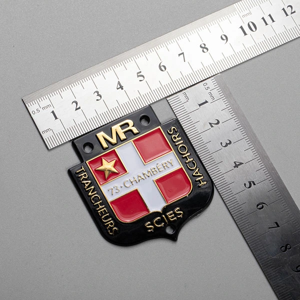 3D Nikkel Metal Logo Klistermærke