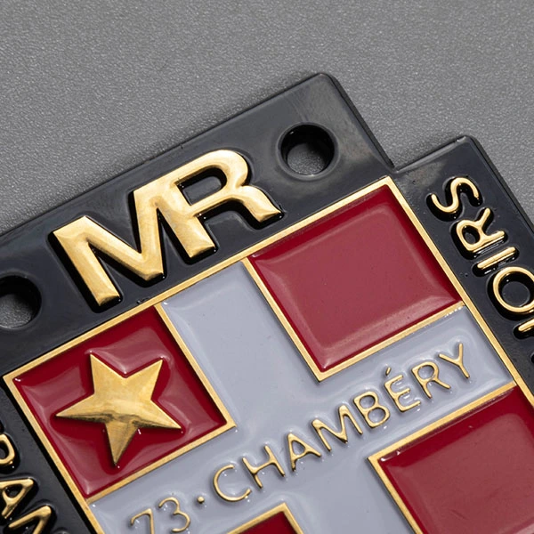 3D Nikkel Metal Logo Klistermærke
