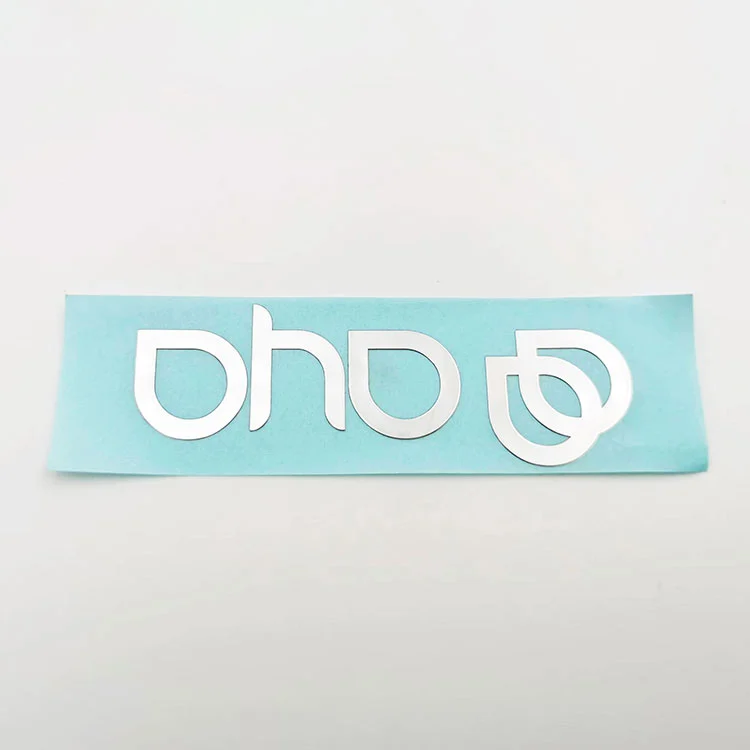 Logo nikkel metal klistermærke etiket