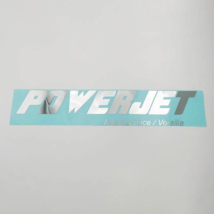 Metal nikkel logo etiket klistermærke