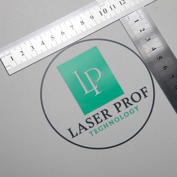 Nikkel Logo Metal Label Sticker