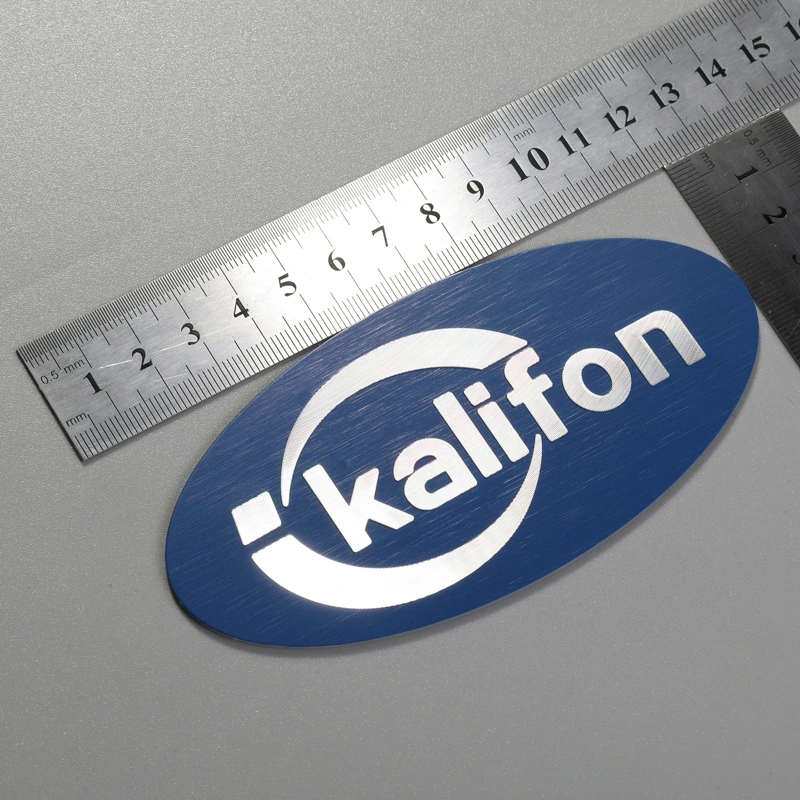 Maskine emblem af metal trykstøbt aluminium