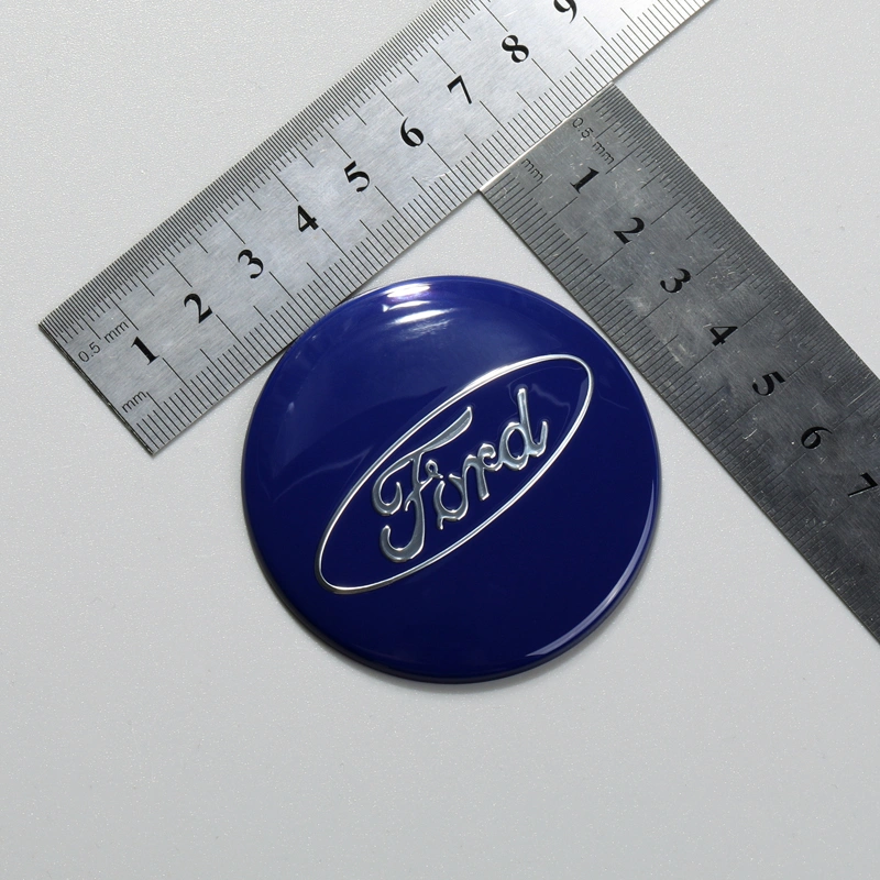 Aluminiumsetiketter til bilhjulsnavsdekoration metalemblem