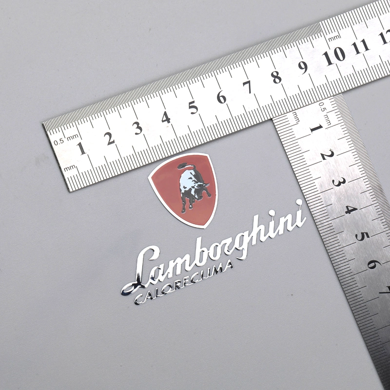 Metal galvanisering klistermærke Udskrivning af farverig logoetiket