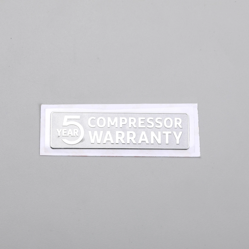 Metal galvanisering Label krom logo med tekstur baggrund