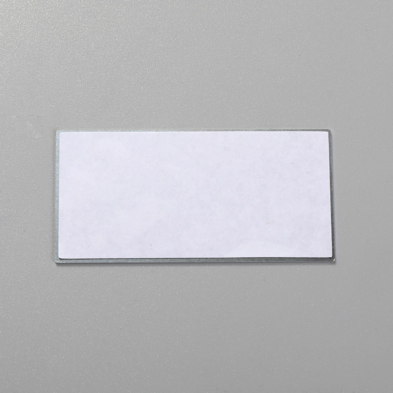 Miljøvenlig metallogo-mærkat præget aluminiumsetiket
