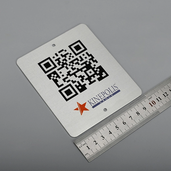 QR-kode aluminium label