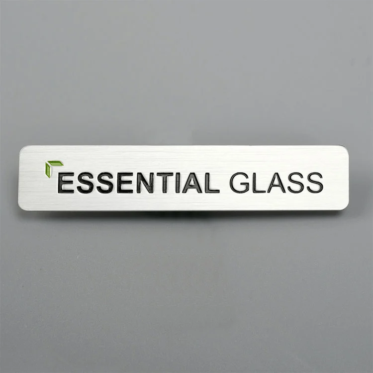 Metaletiket i rustfrit stål